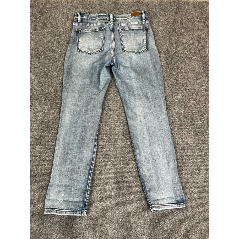 Judy Blue Womens Jeans Boyfriend Fit Distressed Ripped Stretch Size 11/30 - Picture 3 of 9